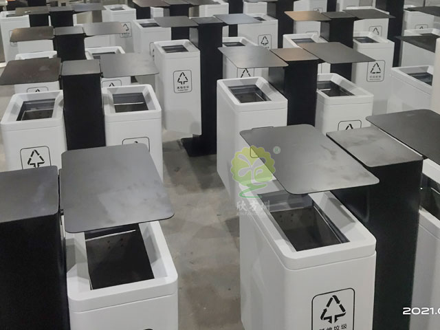 不銹鋼戶外金屬果皮箱-坂田道路其他垃圾分類(lèi)桶