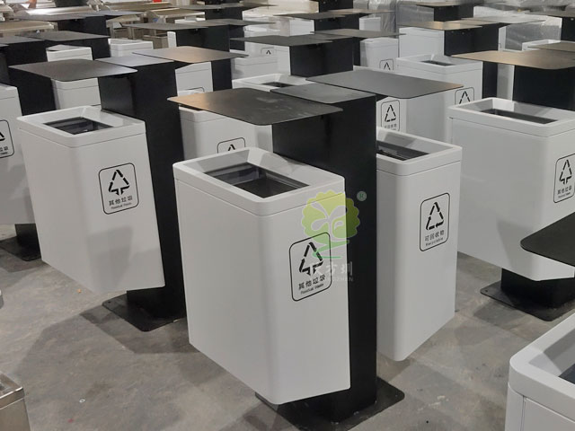 不銹鋼戶外金屬果皮箱-坂田道路其他垃圾分類(lèi)桶